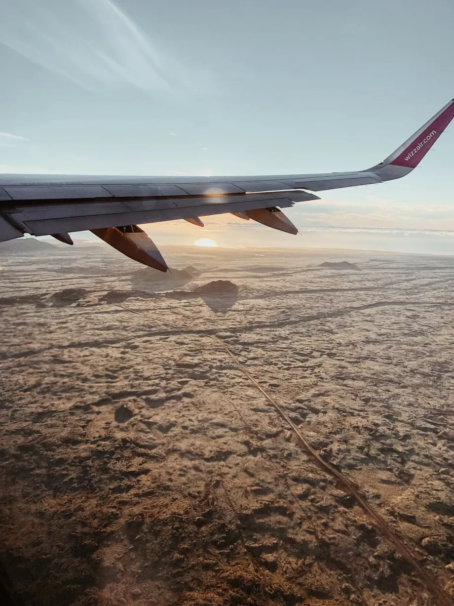 Landing i Keflavík Lufthavn