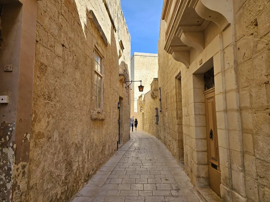 Gaderne i den gamle bydel i Mdina