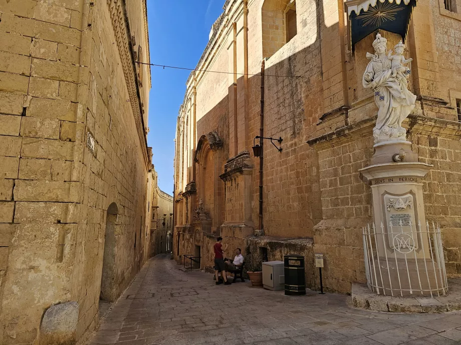 Gaderne i den gamle bydel i Mdina