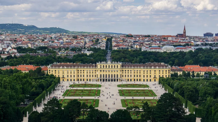 Udsigt over Schönbrunn