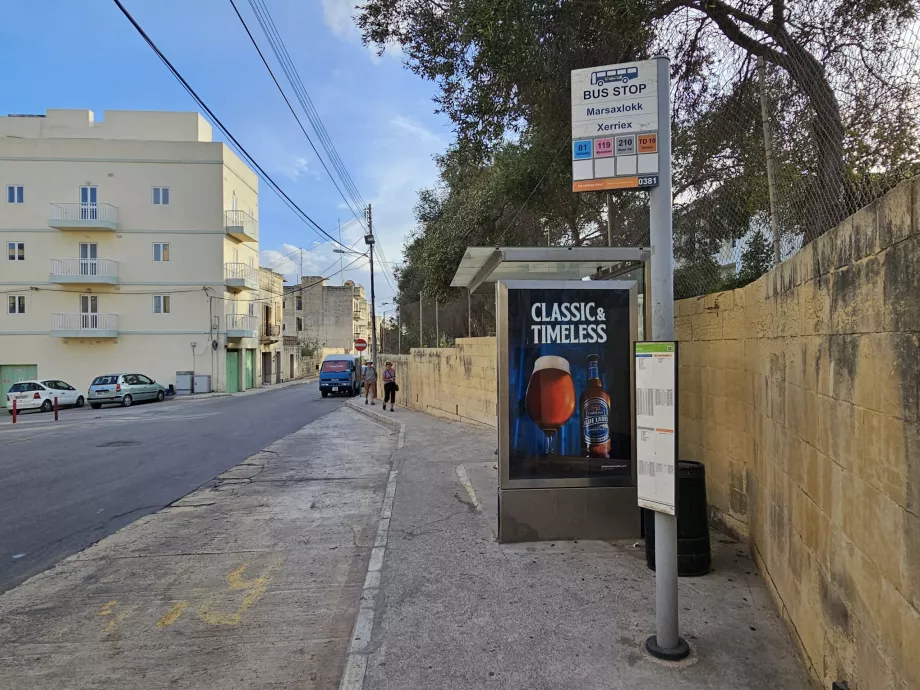 Busstoppested i Malta