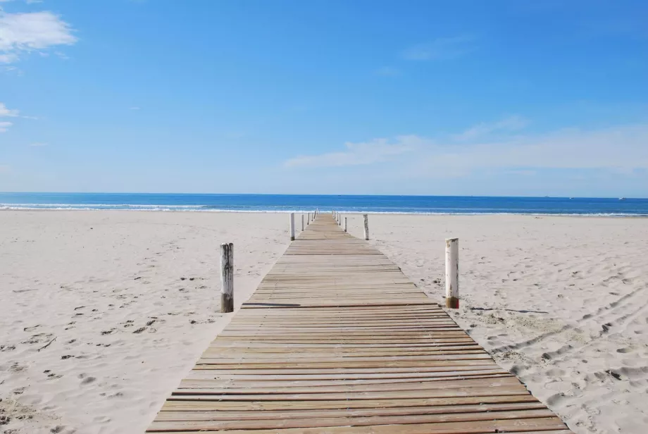 Strand nær Montpellier