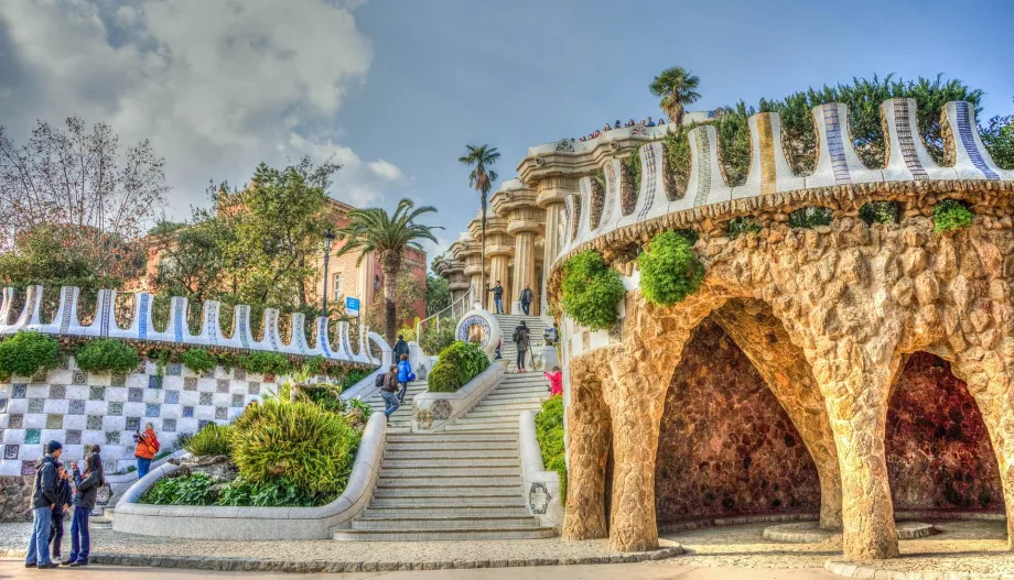 Indgang til Park Güell