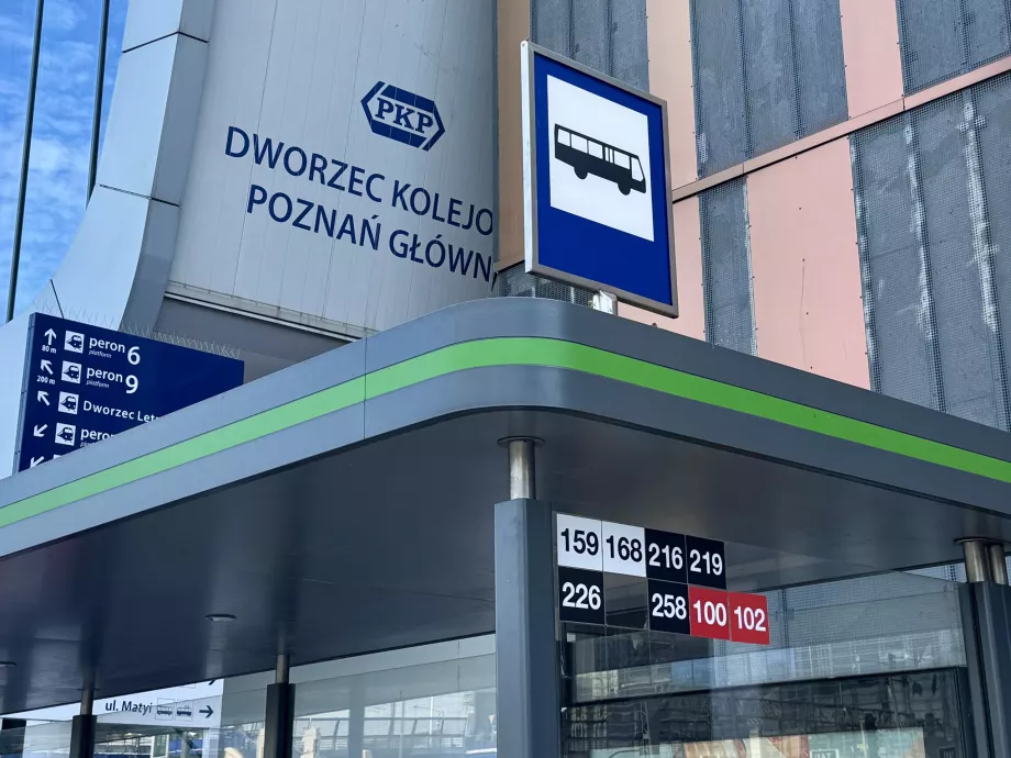 Busstoppested i Poznan