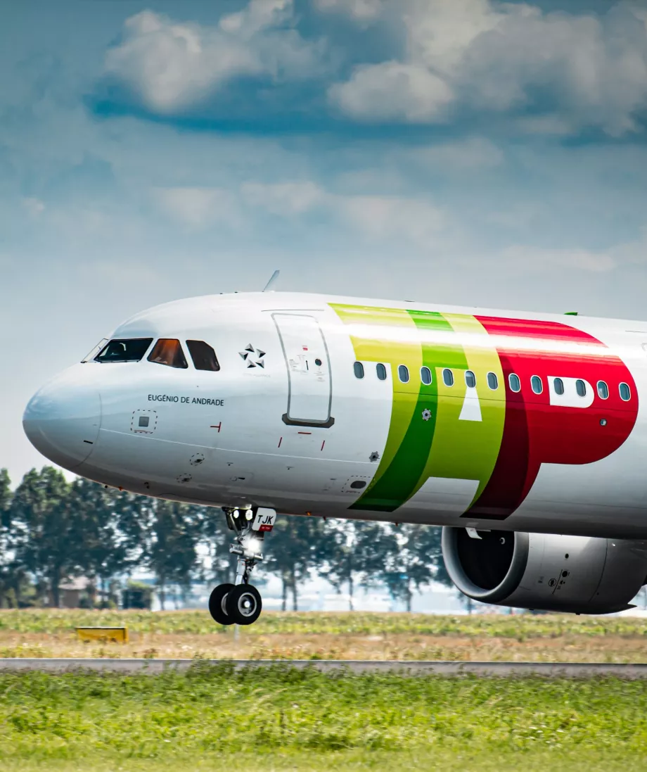 TAP Air Portugal på Amsterdam AMS