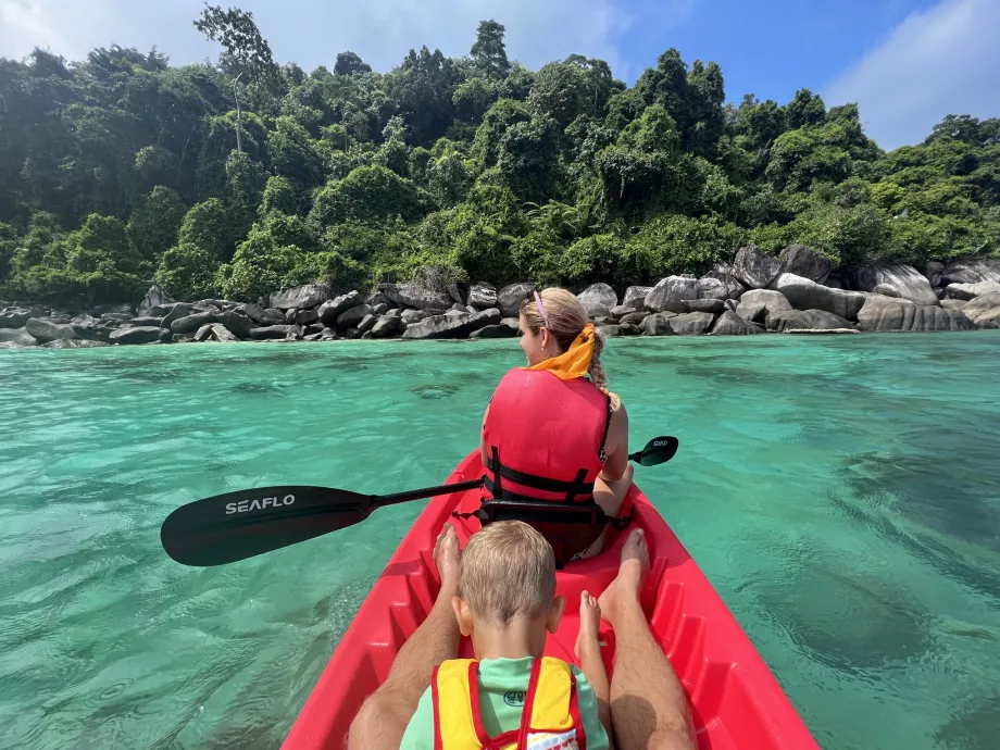 Kajak på Tioman