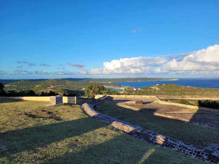 Shirley Heights, udsigt fra blokhuset